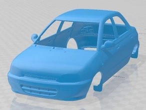 auto empréstimo Reveja 1990 imprimível corpo carro fenda escalextrico Tamiya rc miniz passatempo micro 3d print model - Mito3D