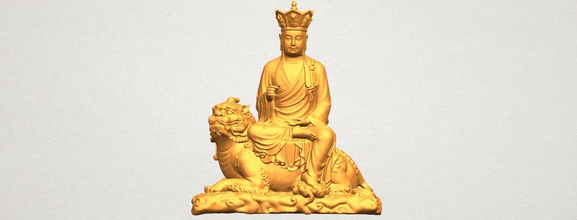 bodhisattva avalokitesvara - sit lion voiture président d'arbre en arbre table canapé caractère jeu l'extérieur de l'homme l'intérieur personnes maison les figurines la statue sculpture religion temple le bouddha gautama shakyamuni 3d print model - Mito3D