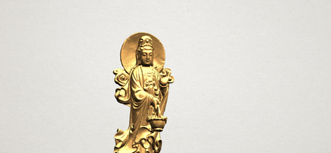 avalokitesvara buda balık 02 3d yazdır model in dekor 3dexport iç dış tarihi mimari asya çince hintli budist din bodhisattva shakyamuni tapınak şakak mabet heykel gautama ibadet minyatürler 3d print model - Mito3D