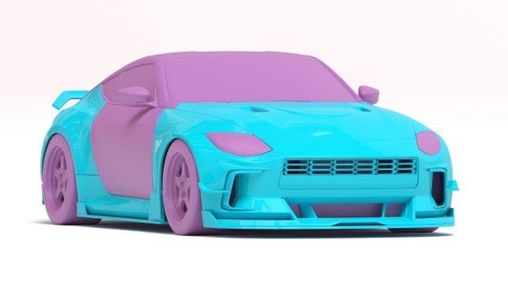 avante nissan z kit automotive spoiler transkit bodykit diy 3dprint hobby scalemodel diorama diecast tuning rc hotwheels tamiya 3d print model - Mito3D