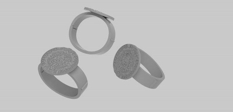 azteco calendario braccialetto stampa spazzola plastica cerchio ovale dipingere arredamento estrusore stile 3d print model - Mito3D