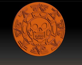 aztec mystisch-Anhänger--stl - Anhänger disign bedruckbar ist Schmuck drucken ornament 3d print model - Mito3D