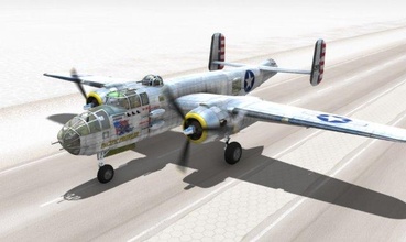 b-25 cargo plane free 3d model in commercial 3dexport 3d print model - Mito3D