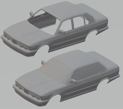 528e e28 yazdırılabilir vücut araba w b-m - b-m-w yuvası scalextric tamiya rc miniz eski vintage 3d print model - Mito3D