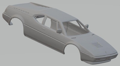b-m-w m1 e26 imprimible cuerpo del coche shell rc radio de control miniz tamiya ranura scalextric edad el alemán 3d print model - Mito3D
