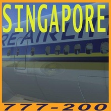b772 Cingapura companhias aéreas 772 200 lr vias avião aeronave jato aeronaves comercial passageiro transporte 3d print model - Mito3D