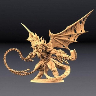 Baalzrodan iblis kral hazır Yazdır heykel Ejderha şekil oyunlar oyuncaklar çirkin yaratık canavar şeytan Gremlin cehennem fantasy character game dragon sculpture wings flying 3d print model - Mito3D