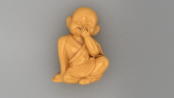 bebé Budha b09 escultura pulsera solitario anillo joyería joya diamante joyas zafiro oro plata compromiso Boda canalla imprimible 3d colgante pendiente arete brazalete personaje Arte 3d print model - Mito3D