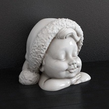 baby christmas hat 3d print model in sculpture 3dexport santa santaclaus 3d print model - Mito3D