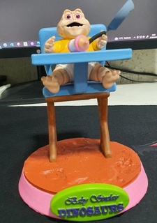 Baby sinclair Monster Kreaturen Statue Miniatur druckbar 3d print model - Mito3D