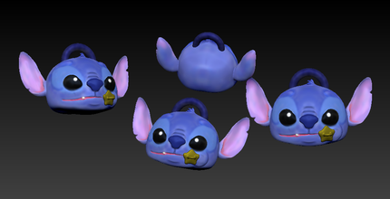 baby stitch 3d print model in monsters & creatures 3dexport lilo-and-stitch lilo disney character 3d print model - Mito3D