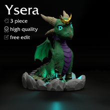 baby ysera warcraft dragon chibi elemental dream 3d print model - Mito3D
