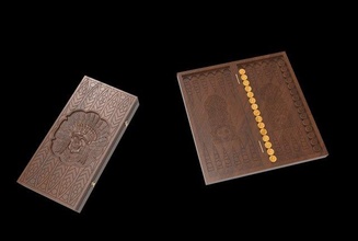backgammon indian 3d print model in board games 3dexport dice game machine cutting wood oil skull 3d print model - Mito3D