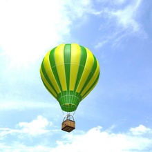 Palloncino aria caldo Oh mio Dio volare aeromobili aereo viaggio trasporto cielo veicolo dirigibile cestino sport palloncino ballon vray 3d modello alto 3d print model - Mito3D