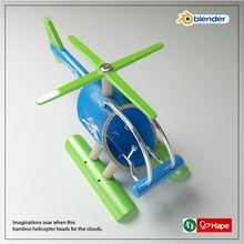 bambu helikopter e copter Bedava air transport hape wooden toy bamboo helicopter ahşap oyuncak 3d print model - Mito3D