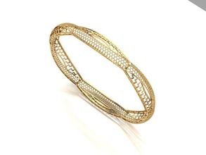 braccialetto oro gioielleria kuwaitiano golddesignn 3d print model - Mito3D