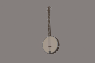 banjo 3d model in gitar 3dexport müzik grup enstrüman müzikal halk bas martin dizi akustik ses cihaz levrek aston andrew zemin spor balığı eski oyna 3d print model - Mito3D