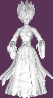 banshee woman 3d print model - Mito3D