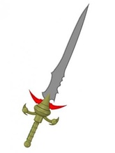 barbarian sword free 3d print model in 3dexport fantasy scifi battle warrior 3d print model - Mito3D