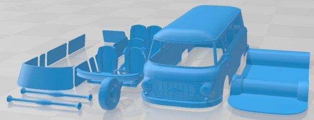 late 1000 mini onibus imprimível automotivo fenda escalextrico Tamiya rc miniz passatempo micro diecast 3d print model - Mito3D