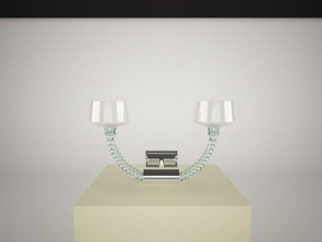 barovier toso Gemelli applique lampada illuminazione mobilia bicchiere 3d print model - Mito3D
