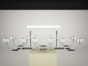 barovier toso Gemelli lampada cieling illuminazione bicchiere design mobilia 3d print model - Mito3D