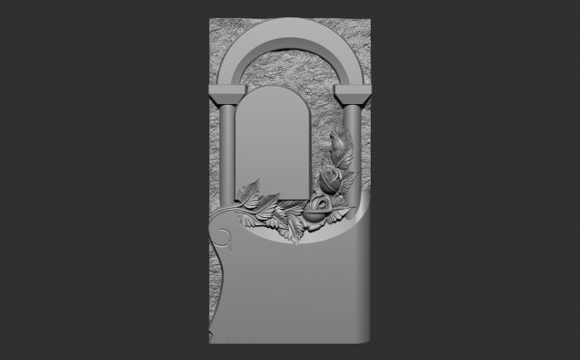 bas relief anıt kemer makine 3d Yazdır model heykel 3D print model - Mito3D
