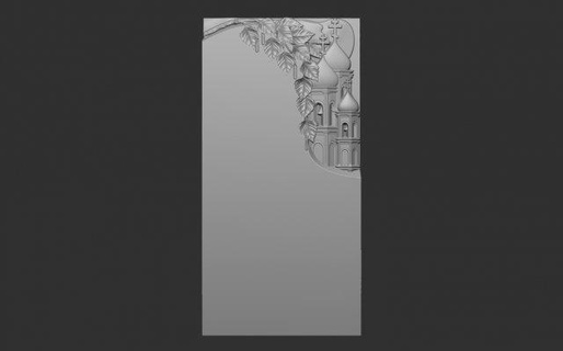 bas relief anıt huş ağacı kilise makine 3d Yazdır model heykel 3d print model - Mito3D