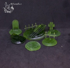 bases cementerio 3d impresión modelo in tablero juegos 3dexport malifaux batman harrypotter miniaturas juego guerra mesa 3d print model - Mito3D