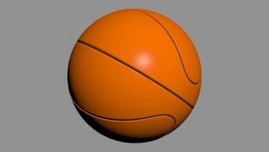Korb Ball Größe 7 frei Turnier 3d print model - Mito3D