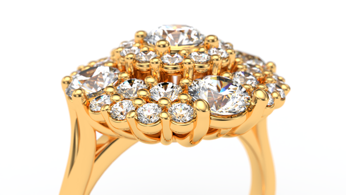 cesta anillo 3d impresión modelo in anillos 3dexport joyería joya imprimible oro plata diamante brillante moda rubí zafiro esmeralda nerd platino titanio oval lujoso emitir moldeable 3d print model - Mito3D