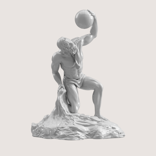 basketball atlant 3d impression modèle sculpture antique 3d print model - Mito3D