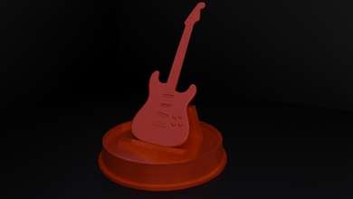 bas gitar Yüksek Kalite 3d yazıcı modeli baskı sanat ses cihaz diy gibson hobi alet müzik heykel sahne printmodel blendermodel blender 3d print model - Mito3D