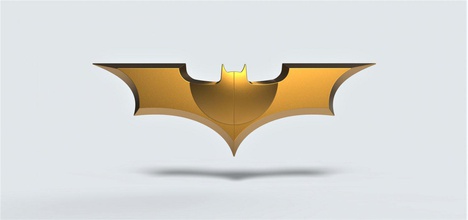 batarang de la película el caballero oscuro bate batman arma cuerpo a scifi réplica cosplay los cómics dc impresión imprimible cuchilla corte juegos juguetes 3d print model - Mito3D