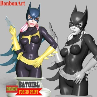 batgirl bust figurines bat girl batman superhero superman figure statue anime cartoon comic art characterdesign manga 3d print model - Mito3D