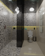 salle bains intérieur conception toilette 3d print model - Mito3D