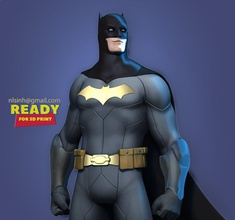 batman fan arte 3d stampa modello in uomo 3dexport dark knight batmanforever comico comic art 3d print model - Mito3D