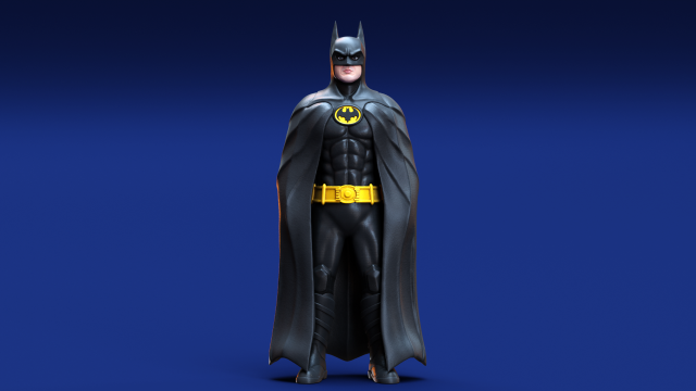Batman 1989 stampabile figurine eroe superuomo film i fumetti dc supereroe carattere figurina miniatura printale pipistrello 3D print model - Mito3D