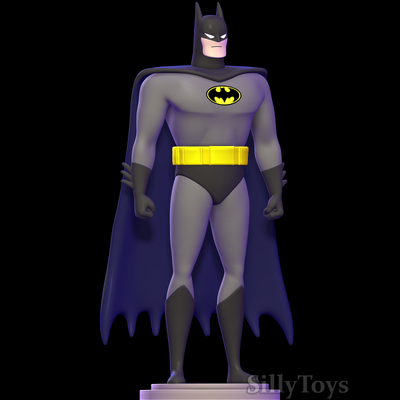 batman 3d impresión modelo in hombre 3dexport dc historietas superhéroe stl oscuro caballero figura coleccionable juguete arte fan imprimible maravilla gotham héroe justicia 3d print model - Mito3D