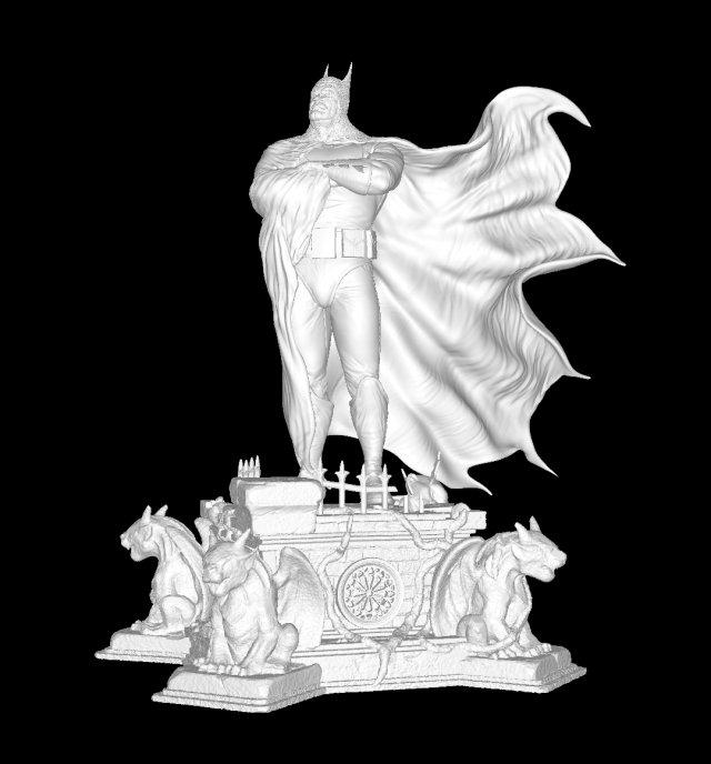 batman homme 3D print model - Mito3D