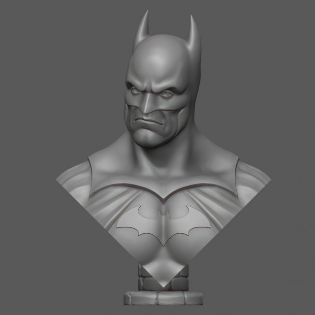 batman busto Listo impresión figuritas bufón Harley quin libro guasón Bati chica mujeres gato Ala noche Robin capucha roja muerte carrera dc historietas Arte miniaturas estatua 3D print model - Mito3D