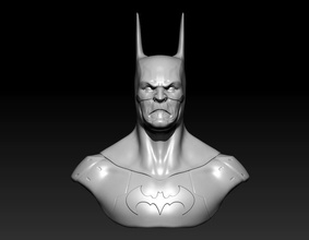 batman fracasso 3d impressão modelo in homem 3dexport caixa arkham arkhem morcego desenho animado personagem personagens histórias quadrinhos dizimado estatuetas herói miniaturas retrato posado imprimível esculpir 3d print model - Mito3D