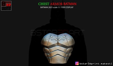 batman chest armor - 2021 robert pattinson 3d print model in toys 3dexport cosplay dc comic marvel movie accessories toy 3d print model - Mito3D