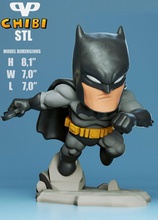 Batman chibi figura stampabile Bruce Wayne dc comics carina action figure azione pettirosso Gotham jla justice league 3d print model - Mito3D