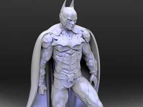 batman dark knight 3d print model in man 3dexport statue art figure batmobil bat joker christian bale batarang cape sculpture dccomics superman justice league 3d print model - Mito3D