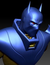 batman knightfall azrael 3d impressão modelo in homem 3dexport dc comics 3d print model - Mito3D