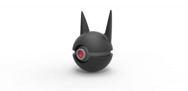 Batman orb pipistrello concetto contenitore giocattolo Stampa stampabile 3d print model - Mito3D