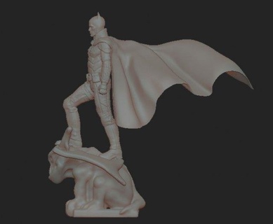 Batman Roberto pattinson uomo batman 2021 2022 the figura dc comic azione film eroe Robert Pattinson robert supereroe superuomo meraviglia 3d print model - Mito3D