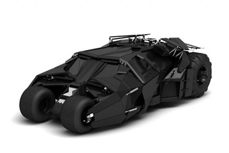 batmobile tumbler 3d model in concept 3dexport car transportation chariot armored vehicles vehicle high tech batman 3d print model - Mito3D