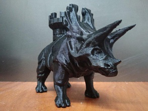 battledinosaur dinossauro batalha 3d print model - Mito3D